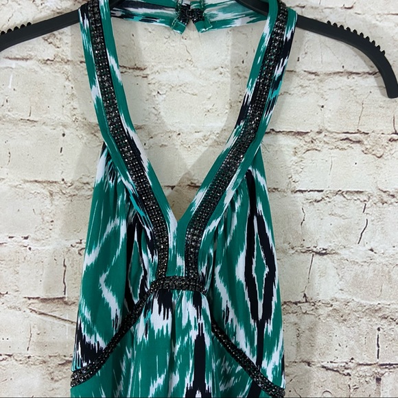 INC international concepts green halters top small - Picture 8 of 9